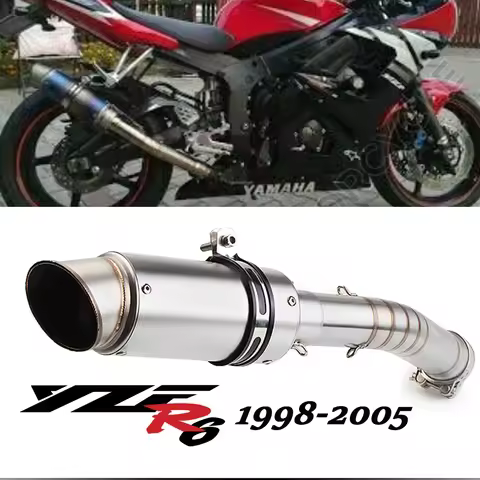 R6 Motorcycle Exhaust Muffler Escape Sports Slip On For Yamaha R6 98-05 06-14 15 16 Years yzf-r6 Mod