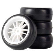 RC 6031-6018 Slick Racing Tires & Wheel Sets For HSP HPI 1/10 1:10 Touring Car RC Car