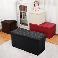Multi Functional Storage Box Foldable Sofa Stool Clothes Toys Storage Stool