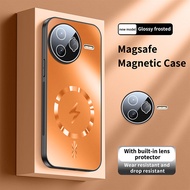 Redmi K80 Pro Case Lens Protection Lightning Symbol Magnetic Ring Casing For Redmi K80 Pro 5G Phone 