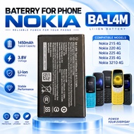 BA-L4M BATERRY NOKIA PHONE COMPATIBLE FOR NOKIA 215 4G/220 4G/225 4G/235 4G/3210 4G/BATERRY 1450MAH