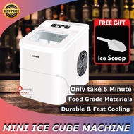 Ice maker machine mini Hicon Mesin ais batu kecil pembuat ais automatic smart ice cube maker portabl