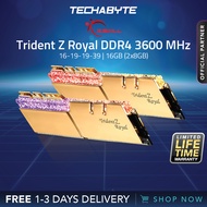 [FAST SHIP] G. SKILL Trident Z RGB Royal Series | PC4-28800 | 3600 MHz DDR4 | 16-19-19-39 | Desktop Memory RAM(16GB/32G)