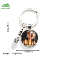 ETH Fashion Chess Keychain Chessboard Chess Car Keychain PH