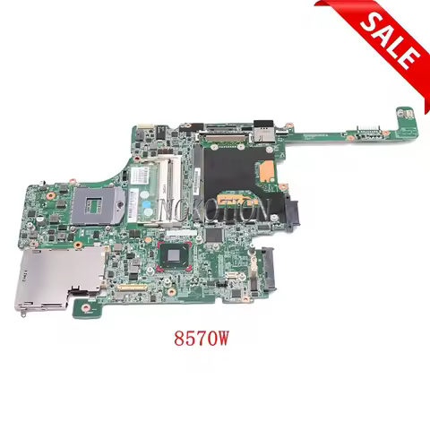 NOKOTION For Hp Elitebook 8570W 690643-001 690643-501 Laptop Motherboard DDR3 HD4000 J8A with graphi