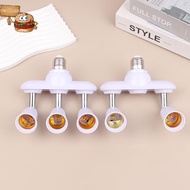 sun 2/3 In 1 E26 E27 To E26 E27 Screw LED Lamp Bulb Base Splitter 1 To 2/3 E27 Light Soet Holder Ada