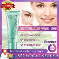 Alo Vera Gel 100% OrGanic Aloe Vera Gel Korea Soothing &amp; Moisture Gel Acne Removing Acne Removing  Acne Scar Removal Blackhead Removal Restore Delicate Skin Aloe Vera Gel For Hair For Face Infusing Moisture Skin Aloe Vera Antifungal Cream Tinea