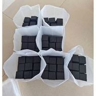 Coconut shell briquette charcoal BBQ box packaging -+ 1 kg BBQ charcoal bbq charcoal