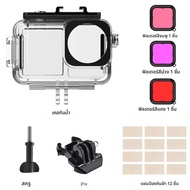 สําหรับ DJI Osmo Action 5 4 3 กรณีกันน้ํา 40M ดําน้ําลึกใต้น้ําสําหรับ DJI Osmo Action 5 4 3 กล้องอุ