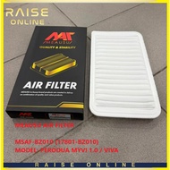MEAUSU AIR FILTER  MSAF-BZ010 (17801-BZ010) MODEL: PERODUA MYVI 1.0 / VIVA