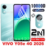 For Vivo Y05e 4G 2IN1 Front Hydrogel Film and Lens Film For Vivo Y05 Y05e Y05s VIVO Y 05 E Y05E Vivo