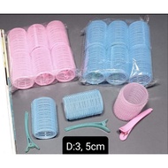 6pcs Roll rambut|Velcro Roll|Clip Roll|Roll D 3.5cm