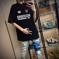 2026 Fashion 2026 American Loose Letter Printed Short-Sleeved T-Shirt Men Women Summer New Style Str