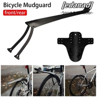 EDANAD 1Pcs Bicycle Fenders, Rear Front MTB Bike Mudguard, Portable Folding Cycling Accessories Black Foldable Mud Guard BMX DH and Gravel