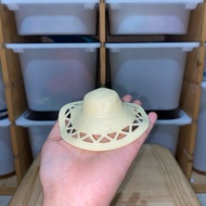 Mattel Doll Accessory Barbie Tan Faux Straw Sun Hat - Mattel Barbie Hat