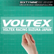สติกเกอร์​VOLTEX สติกเกอร์VoltexRacing VOLTEX VOLTEX RACING
