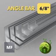 Aluminium L Angle Corner Bar L Shape Extruction Aluminium Angle Corner 角铁 (6/8 / 1 / 1-1/2, 2)