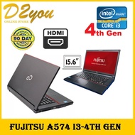 (Refurbished) Laptop Fujitsu A574 i3-4th Gen Laptop, laptop i3,used laptop, used notebook, secondhand laptop, HDMI port