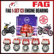 FAG C3 Engine Bearing Full Set Dream Ex5 FZ150 Y15ZR KRISS