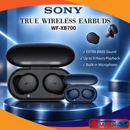 Sony (SONY) Truly Wireless Earbuds WF-XB700: Extra Bass / Up to 9 Hours of Playback / Built-in Micro