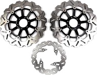 Arashi Front Rear Brake Disc Rotors for Honda CB 400 Vtec 1999-2015 Motorcycle Replacement Accessori