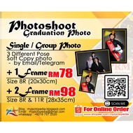 Photoshoot Package Photo Print Size 8R & 11R with Solid Wood Frame