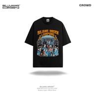 BUJANG ORGEN T-Shirt - " CROWD" - Regular Fit Black Series T-Shirt