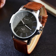 Men Fashion Simple Quartz Watch Business Style Watches With Leather Strap For Men