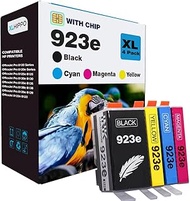 923XL 923e 923 Ink Cartridges for HP Printers 8130e 8135e Replacement HP Ink 923 Combo Pack, HP923e 