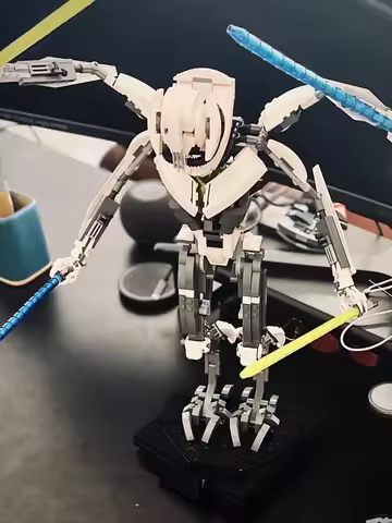 1085pcs Moc Star Battle General Grievous Action Figures Model Building Blocks Bricks Kid Creative As