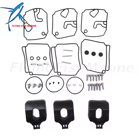 Outboard Motor 3F3-87122-1/0 3F3871220M 3F3871221M Carburetor Rebuild Repair Kit for Tohatsu Nissan 