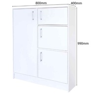 99cm Height 4 Door Wardrobe Almari Baju Kanak-Kanak Almari Pakaian 4 Pintu