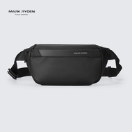 MARK RYDEN Mens Crossbody Bag Water Repellent Multilayer Space Ykk Zipper Lightweight Chest bag MR49