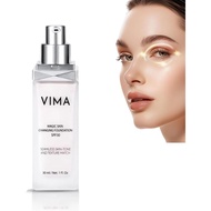 Vima Changing Foundation, Magic Skin Changing Foundation, Makeup, Rejuvenate Skin, Suitable for All 