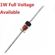 50 pcs 1W Zena Diode DO-35 1N4728A 3V3 1N4727A 3V0 1N4733A 5V1 1N4732A 4V7 1N4731A 4V3 1N4730A 3V9 1