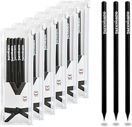 Taekwondo Pencils HB Wood Cased with White Clear PVC Pencil Case Thoughtful Gift Idea for Martial Ar