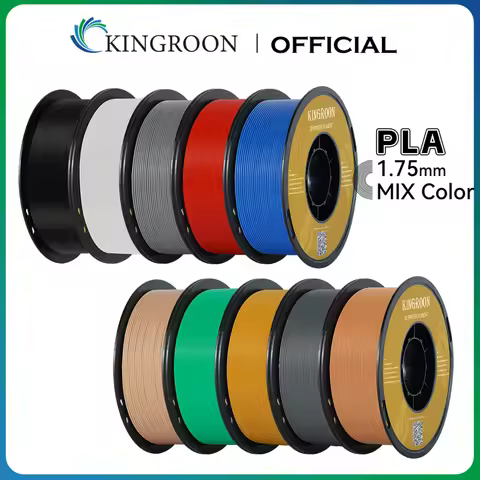 KINGROON PLA Filament 1.75mm 5/10KG pla Plastic For 3D Printer, Standard 1kg/roll 3D Printing Filame