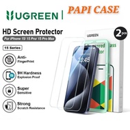 Tempered Glass iphone 15 Pro max / 15 Pro / 15 Plus / 15 UGREEN Tempered Glass Full Clear Cover Scre