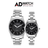 X-Gear Jam Tangan Tawaf Pasangan Anticlockwise Quartz Movement Jam Tangan Stainless Steel XGTF368