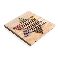 PowerPlay ของเล่นไม้  Folding Chinese Checkers ดาว 10 พับ