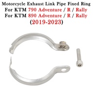 For KTM 790 890 KTM790 KTM890 Adventure R Rally 2019-2023 Motorcycle Exhaust Link Pipe Fixed Ring Fixture Retainer Clamp