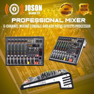 Best Sale Joson Spider 4/6 CH Professional Mixer, 4/6 Channel Mixing Console and Aux Paths Effects Processor