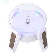 Airship UFO Rotating Display Stand 360 Degrees Solar Dual Use Automatic Turntable for Showcase