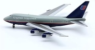 For: 1:400 Scale United Airlines B747SP Airline Model With Base Alloy Aircraft