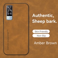 เคส Vivo Y31 VIVO Y51 2021นิ่ม TPU กันกระแทกวัสดุของเคสหนังเคสใส่โทรศัพท์ด้าน