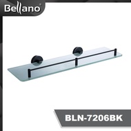 BELLANO STAINLESS STEEL GLASS SHELF SINGLE 50CM  BLN-7206BK-SS / BLN-7206MG-SS