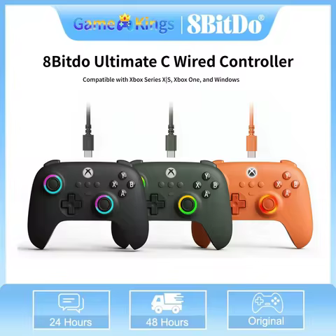 8Bitdo Ultimate C Wired Controller For Xbox Controller For Xbox Series X|S/Xbox One/Windows Gamepad 