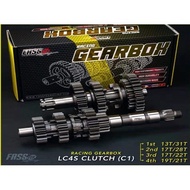 FASSTEK RACING GEAR BOX FULL SET LC 4SPEED/ Y15ZR/ LC 5SPEED