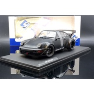 [MASH] Solido 1/18 Porsche 911 (964) RWB Matte Black