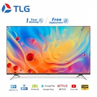 TLG ทีวี Smart TV 32/40/43นิ้ว โทรทัศน์ ทีวีจอแบน สมาร์ททีวี ระบบ Android ทีวีดิจิตอล Full HD